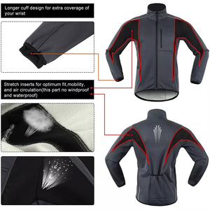 Chaquetas de Ciclismo Personalizadas para Entrenamiento Deportivo, MOQ Bajo, Chaquetas de Ciclismo de Tallas Grandes, Chaquetas de Ciclismo para Hombre - Product Image 3