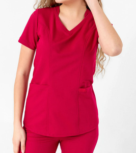 ชุดสครับทางการแพทย์คุณภาพสูงสำหรับผู้ใหญ่ 男女兼用 ขายดี ราคาถูก ผลิตจากโพลีเอสเตอร์/เรยอน ระบายอากาศได้ดี สวมใส่สบาย ยืดหยุ่น เหมาะสำหรับโรงพยาบาล - Product Image 4