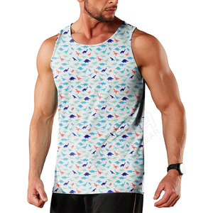 Camisetas de gimnasio OEM para hombre, camisetas sin mangas para gimnasio, ropa deportiva con tirantes, culturismo, Fitness para hombre, moda personalizada, algodón y LICRA - Product Image 3