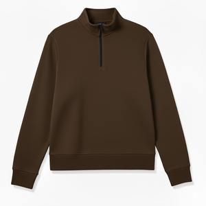 Sudadera con Capucha Personalizable al por Mayor para Hombre, Diseño de Alta Gama, Estilo Coreano, de Algodón, con Cierre, Forro Polar, Bordada, para Invierno - Product Image 1