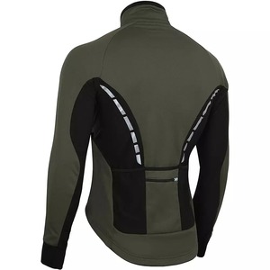 Chaqueta térmica de ciclismo para hombre, cortavientos reflectante, transpirable, a prueba de viento, de invierno - Product Image 4