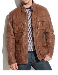 Chaqueta de cuero para hombres y mujeres con piel sintética con capucha a prueba de viento y algodón transpirable forrado invierno elegante Vintage - Product Image 2