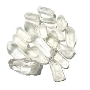 Mineral de Gema cruda de cuarzo transparente Natural de alta calidad para rejillas de cristal curación metafísica y decoración de jardín - Product Image 3