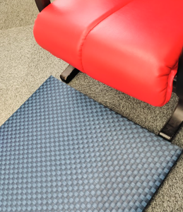 เสื่อพอลิโพรไพลีนที่ทำด้วยมือเสื่อทาทามิลายตารางหมากรุกสี820*820*15มม. พรมกันน้ำทรงสี่เหลี่ยม - Product Image 3