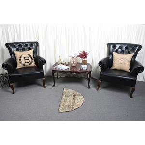 พรมขนสัตว์สีเขียวเบจ2.5 x 1.5ft แบบดั้งเดิมห้องนั่งเล่นพรมตุรกีเย็บปะติดปะต่อกันสำหรับข้างเตียงห้องโถงยางพาราสี่เหลี่ยมผืนผ้า - Product Image 3