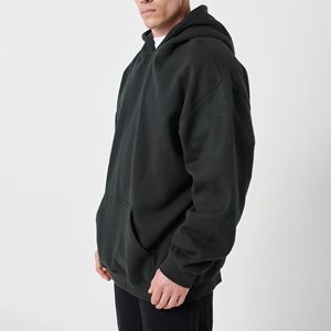 เสื้อฮู้ดแฟชั่นแนวสตรีทฮิปฮอปแบบสวมหัวได้ทั้งชายและหญิงเสื้อมีฮู้ดสีดำสนิทสีดำสนิทดีไซน์ใหม่ขายดี - Product Image 4