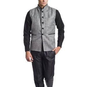 Gilet pour hommes de qualité supérieure sur mesure gilet vêtements d'extérieur en toile pour fêtes mariages disponibles en différents styles en gros - Product Image 4