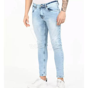 Pakistán hizo el último diseño de los hombres pantalones vaqueros para la venta al por mayor precio bajo MOQ pantalones vaqueros para los hombres - Product Image 1