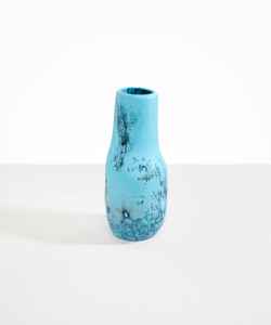 Top Grade Nouvelle Arrivée Aqua Swirl Motif Bleu Résine Vase Moderne Décor À La Maison De Mariage Écologique Étanche Fabriqué À La Main en Inde - Product Image 1