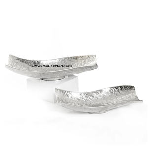 Set of Two Elegant Customized Size Aluminum <b>Chocolate</b> Trays Designer <b>Fancy</b> Metal Platter Eco-Friendly Decorative Tray - Product Image 1