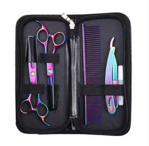 ชุดกรรไกรตัดผมสเตนเลสขนาด6นิ้วชุดกรรไกรตัดผมเกรดอุตสาหกรรมสำหรับตัดผม - Product Image 3