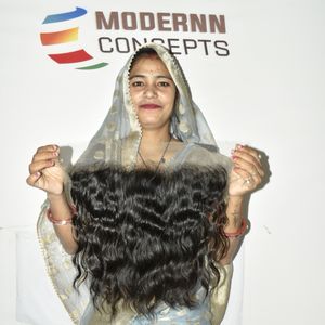 Fournisseur de cheveux indiens bruts, cheveux indiens bruts non traités, cuticules alignées, cheveux humains naturels, dentelle HD 13*6, frontal ondulé, en provenance d'Inde - Product Image 5