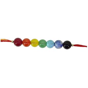 NOVAMART Fine Arihant <b>Gems</b> and Jewels 7 Chakra Energetic Healing <b>Stone</b> Rakhi Crystal <b>Bracelets</b> & Bangles for Brothers Wholesale - Product Image 1