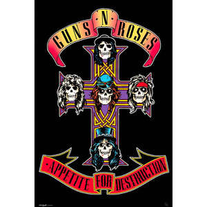 Póster de Guns N' Roses con Técnicas de Impresión Offset para Gráficos - Product Image 1