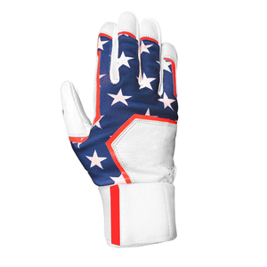 Derniers gants de frappe de baseball de softball Gants de frappeur de service OEM Gants de frappeur en cuir véritable Cabretta Gants de frappeur à longue manchette Beisbol - Product Image 5