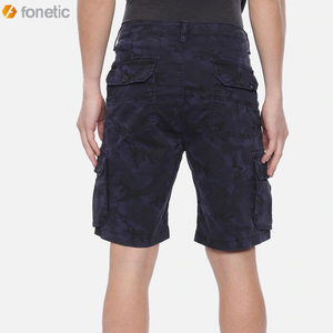 2022 hommes Premium haute qualité léger taille moyenne Cargo Shorts nouveau Design décontracté solide uni teint fermeture éclair braguette poches avant - Product Image 4