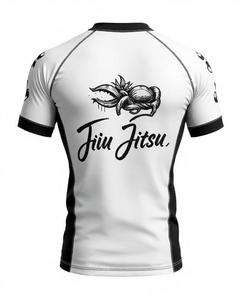 Ropa deportiva de compresión de manga larga unisex, rash guard, fabricación personalizada, proveedor mayorista OEM, ropa de entrenamiento de MMA y BJJ - Product Image 3