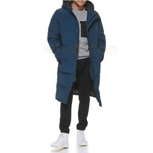 Nueva Llegada en Existencia, Abrigo Largo Impermeable con Capucha para Hombre, Talla Grande, Ajustado, Marca Privada - Product Image 4