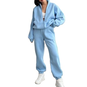 Conjunto Deportivo de 2 Piezas para Mujer al por Mayor, Ropa de Salón, Traje para Correr, Manga Larga y Pantalones Deportivos, Atuendo Informal - Product Image 3