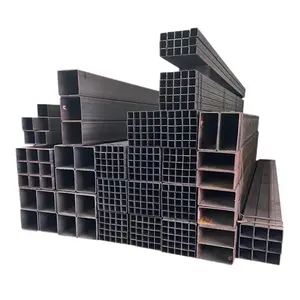 Hot dip galvanized square steel pipe and tube, gi square tube hollow section, 20x40 galvanized rectangular tube