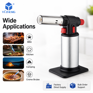 Encendedores de Antorcha de Gas Portátiles y Ajustables, Recargables, de <span class=keywords><strong>Butano</strong></span>, para Cocinas, Camping, Fuegos Artificiales y Estufas - Product Image 3