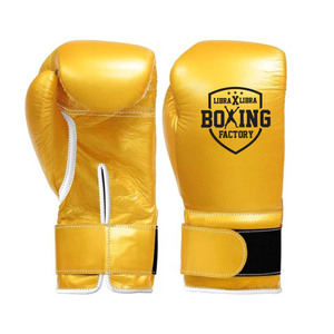 Gants de boxe durables en cuir de vachette personnalisés Gants de combat de Muay Thai et de MMA - Product Image 3