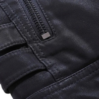 Veste universitaire en toile et cuir de haute qualité, style baseball, imperméable, pour l'hiver, pour hommes