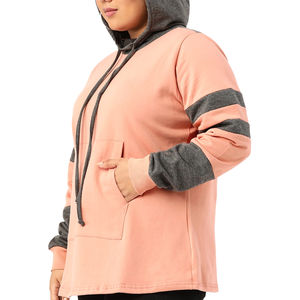 Conjunto de Sudadera con Capucha para Mujer de la Mejor Fabricación, Resistente al Viento y Cálida para Invierno, 100% Algodón de Punto, Logotipo Bordado Personalizado en la Parte Delantera - Product Image 3