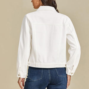 Veste en jean pour femmes Jean Fashion Loose Long Sleeve Denim Jackets Oversize Women's Slim Fit Denim Jeans Jacket - Product Image 2