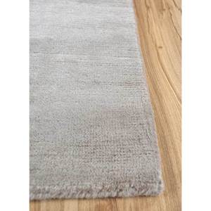 Tapis en laine noués à la main Sthir Classic Geometric gris et noir AIWL-3018 pour adolescents, pour salon, chambre, couloir - pour usage domestique - Product Image 3