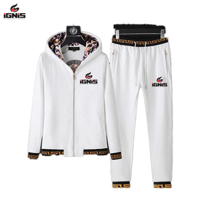 Nuevo chándal de primavera para hombres, chándal deportivo de bloque de color, chándales transpirables para hombres, ropa para correr, venta al por mayor - Product Image 3