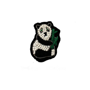 Vente en gros Nouveau design Belle broche poisson en tissu brodé #058903 Meilleure qualité broche en fil de métal Broches dentelle à bas prix à la mode - Product Image 3