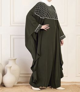 Abaya de Luxe Perlée à la Main pour Femme, Style Vintage, Robe Modeste de Créateur, Anti-Boulochage, Longueur Cheville, Collection 2026 – Vente en Gros - Product Image 2