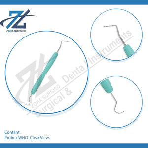 Probex para Clear View Manual Dental Surgical Instruments CE Certificado Clase I Dental Set de Pakistán Fabricante - Product Image 4