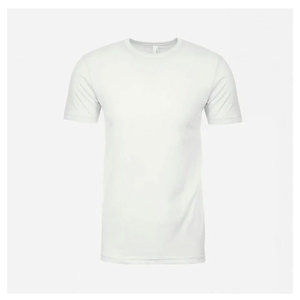 Camiseta 60% Algodón/40% Poliéster, Camiseta de Tela Suave - Gris Claro, Camisetas de Manga Corta con Logotipo Personalizado - Product Image 4