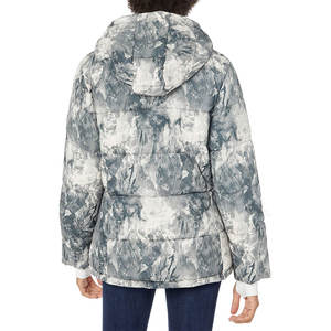 Chaqueta acolchada cálida de lujo para mujer Otoño Invierno tela de satén de piel de oveja acolchado caliente chaqueta Regular nuevo diseño técnicas impresas - Product Image 5