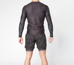 Camisetas de compresión de secado rápido para hombre, personalizadas al por mayor, 2024, de manga larga, para gimnasio, fitness, deporte, MMA - Product Image 3