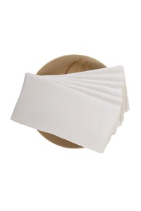 100% ensemble de serviettes en satin de coton à séchage rapide serviette en lin solide blanc tissé pour la maison hôtels restaurants utilisation durable de la cuisine - Product Image 5