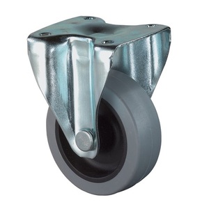 Rueda Giratoria de Goma Sólida de 50 mm, Capacidad de Carga de 35 kg, Ruedas de Plástico para Muebles de 47x47 mm - Product Image 1