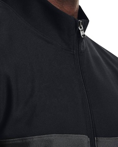 Streetwear oversize tendance ensemble de survêtements sportifs 100% coton avec logo imprimé et fermeture à glissière complète et poids lourd pour hommes - Product Image 5