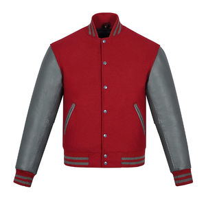 Logo personnalisé chenille broderie Patch noir laine Vintage College Varsity Jacket Letterman Varsity Vestes Hommes - Product Image 1