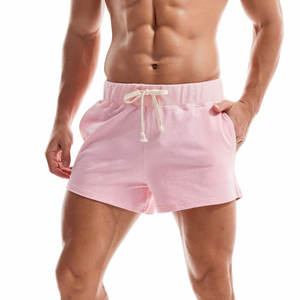 Shorts décontractés Shorts d'entraînement de gymnastique pour hommes Offre Spéciale pour adultes Vente en gros Vêtements de sport pour hommes couleur unie Shorts de course pour hommes - Product Image 1