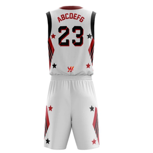 Uniformes de basket-ball d'équipe professionnels personnalisés, design personnalisé, impression par transfert thermique, uniforme en gros, respirant, taille plus - Product Image 3