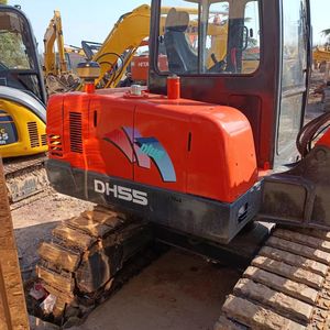 Mini-excavatrice Kreao Doosan Dx55 avec moteur Caterpillar Yanmar pour moteur CAT, poids opérationnel de 5 à 6 tonnes, pompe, moteur, noyau, occasion, excellent état - Product Image 5