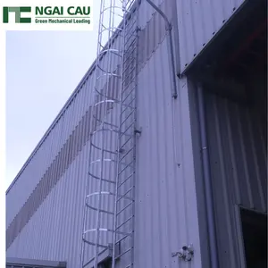 Kutipan produk untuk tangga baja galvanis yang diproduksi secara khusus mengikuti desain struktur baja bangunan