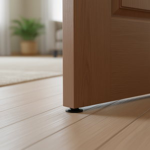 Tampon de porte en caoutchouc rouge 30 mm avec support à cheville de 26 mm – Lot de 50 protections et coussinets pour tapis - Product Image 3