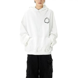 Sweat à capuche oversize vintage épais pour homme, 500 g/m², en polaire respirante, avec poche unie, tailles XS à 6XL, hiver - Product Image 6
