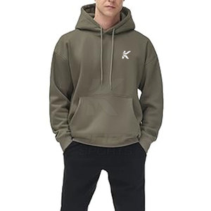 เสื้อฮู้ดดี้โอเวอร์ไซส์ ผ้าเนื้อนุ่ม 100% คอตตอน สวมใส่สบาย สไตล์สตรีทแวร์ ทรงปกติ ใส่ได้ทุกวัน แฟชั่นลำลอง ระบายอากาศได้ดี เหมาะสำหรับฤดูหนาว - Product Image 3
