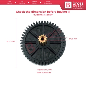 BGE37ด้านหลังม่านหน้าต่างอาทิตย์ร่มเงาเกียร์มอเตอร์เกียร์สำหรับ W124 BMW E46 E39 Bross ชิ้นส่วนรถยนต์ทำในตุรกี - Product Image 6