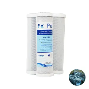 Producto de calidad FX CTO 10 "bloque de carbón activado Cartucho de función de purificación de agua para llenar una pluma estilográfica